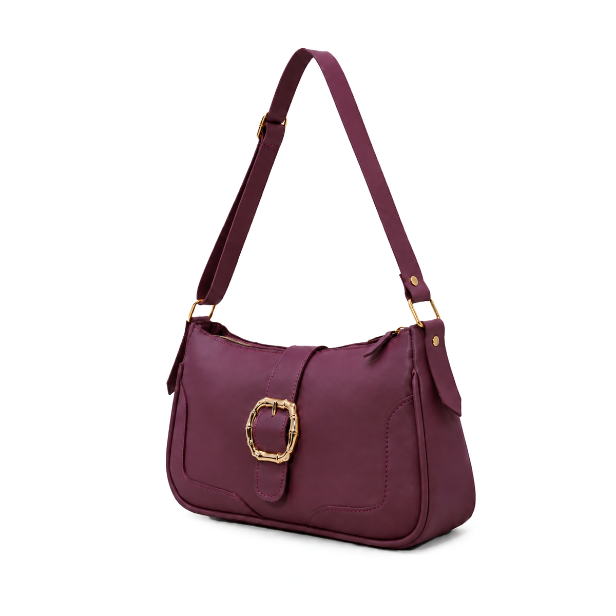 Bamboo Buckle Shoulder Bag