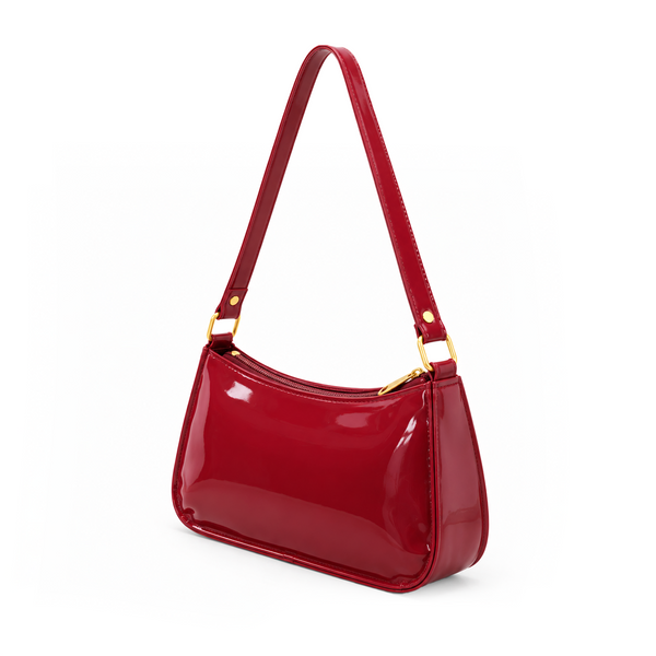 Glossy Shoulder Bag