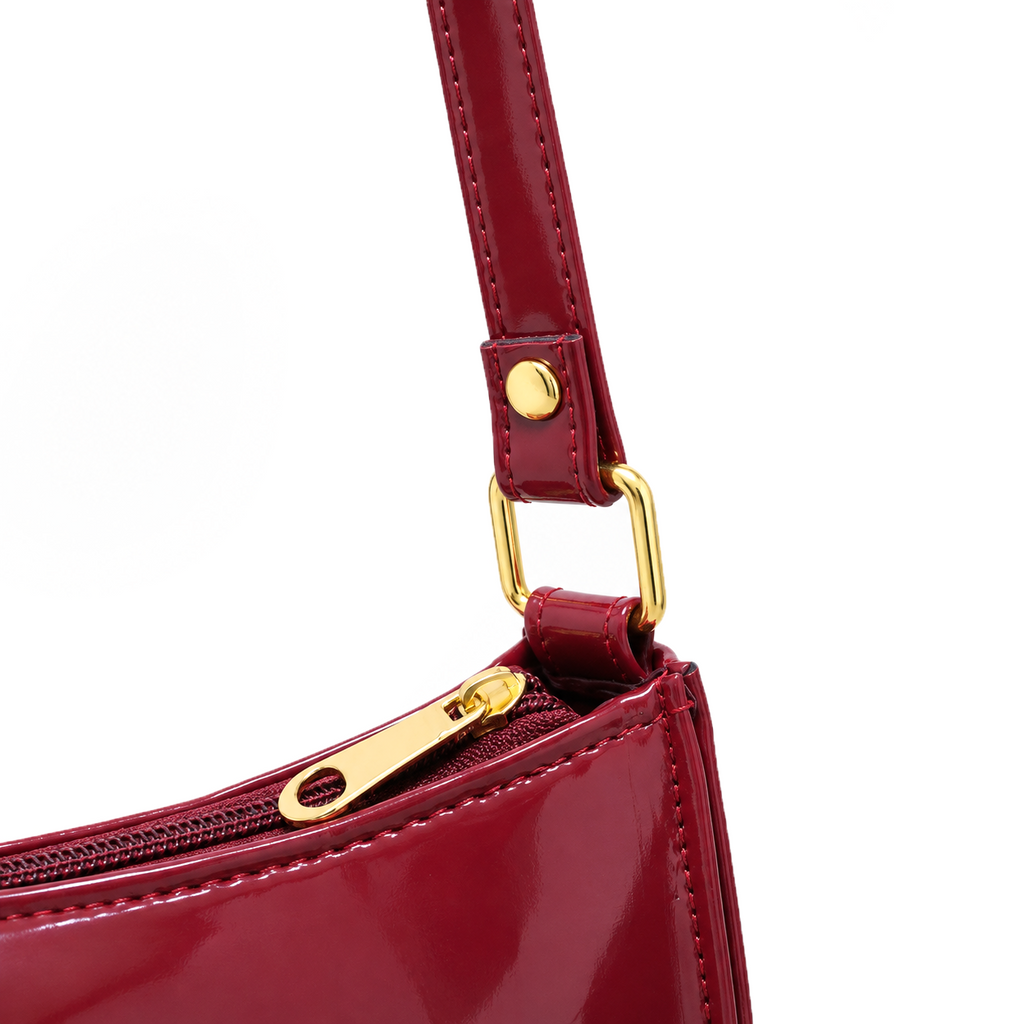 Glossy Shoulder Bag