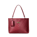 V-Quilted Tote Bag