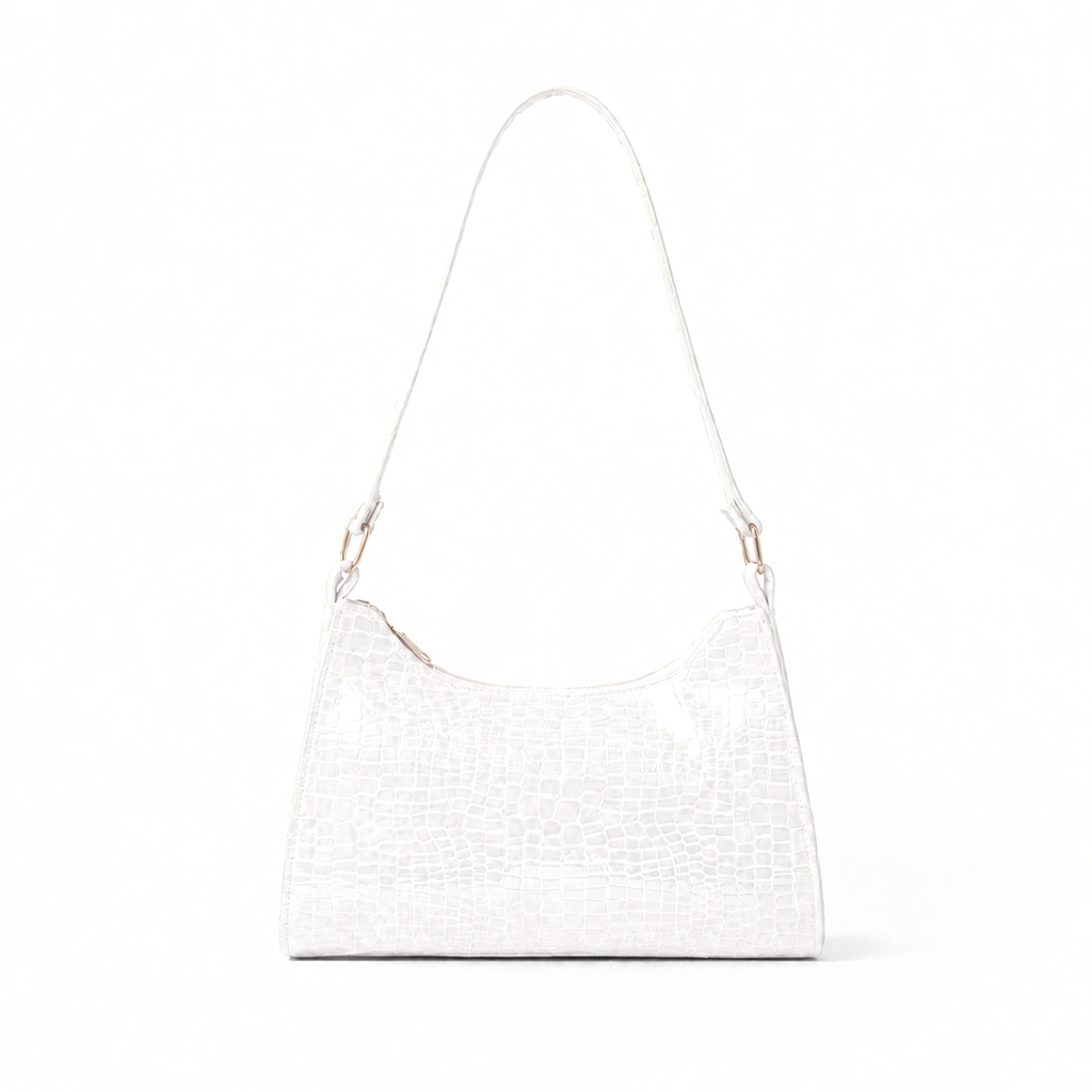 Croc-Embossed Baguette Bag Main image