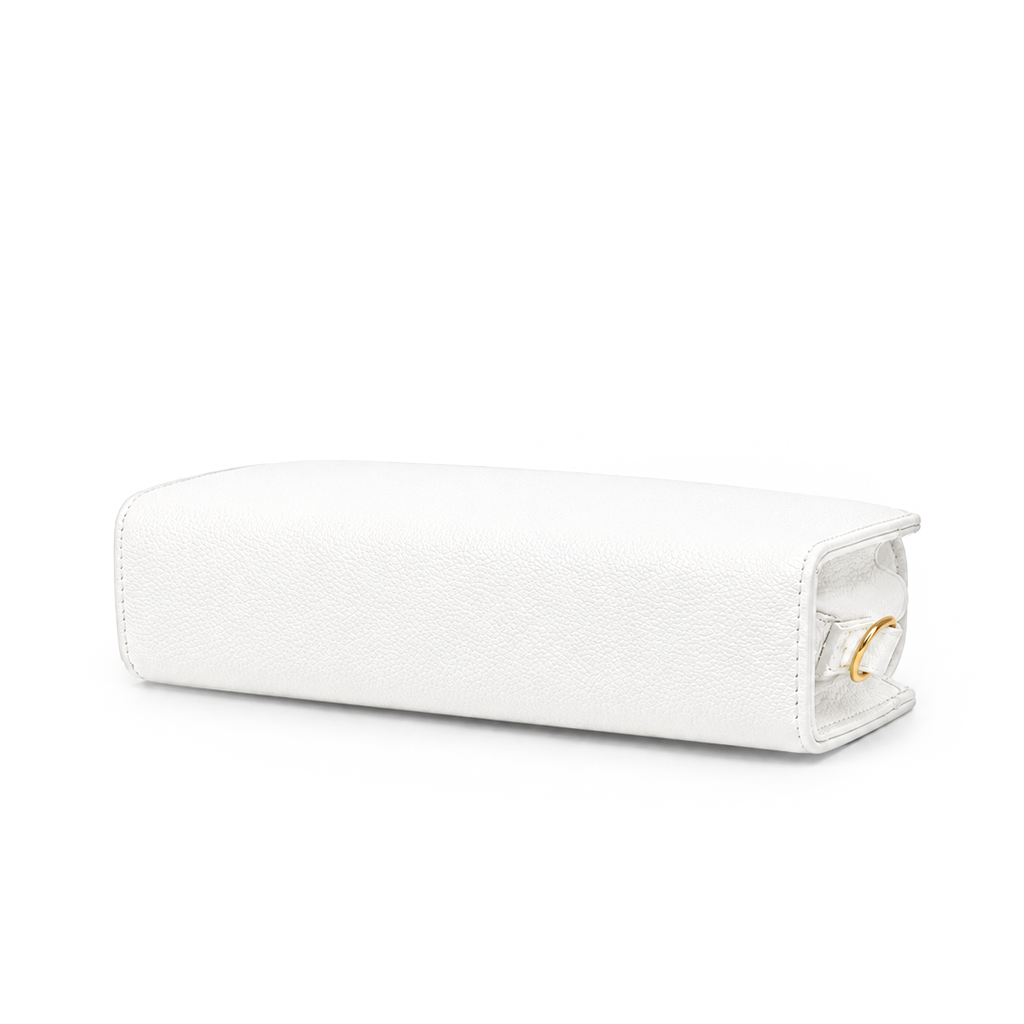 Grained Leather Box Bag