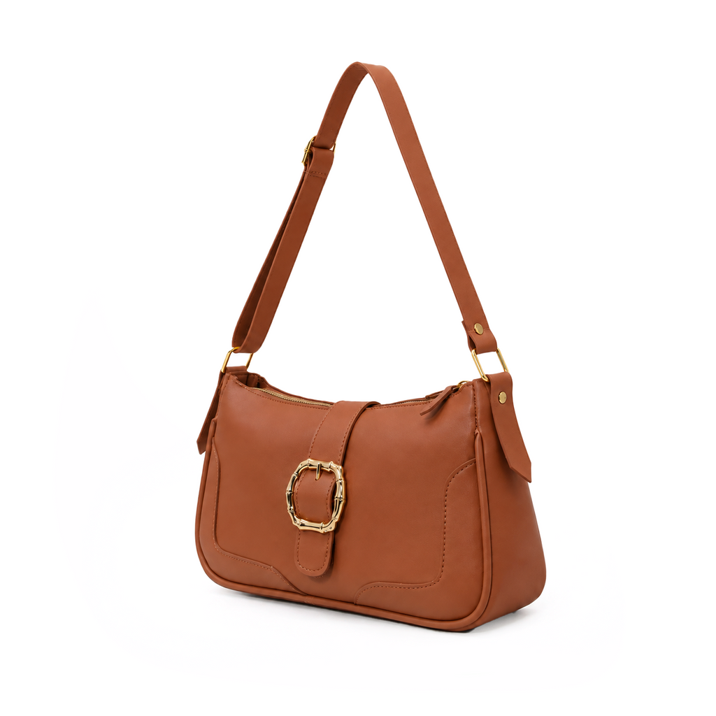 Bamboo Buckle Shoulder Bag