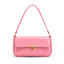 Shop the Elva Shoulder Bag by Bagcio. Discover an elegant women's shoulder bag with a glossy finish, gold-tone hardware, and a stylish front flap design.