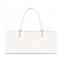 Grained Leather Box Bag