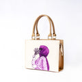 Canvas Tote Bag - Floral Hijab Art