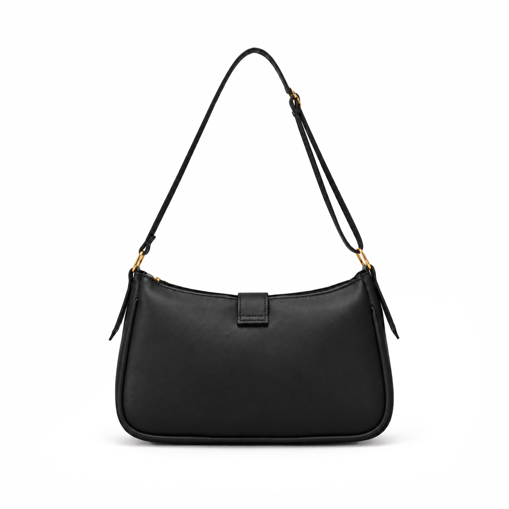 Bamboo Buckle Shoulder Bag