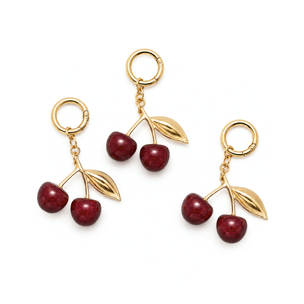 Cherry Keychain Charm