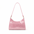 Croc-Embossed Baguette Bag