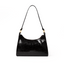 Croc-Embossed Baguette Bag