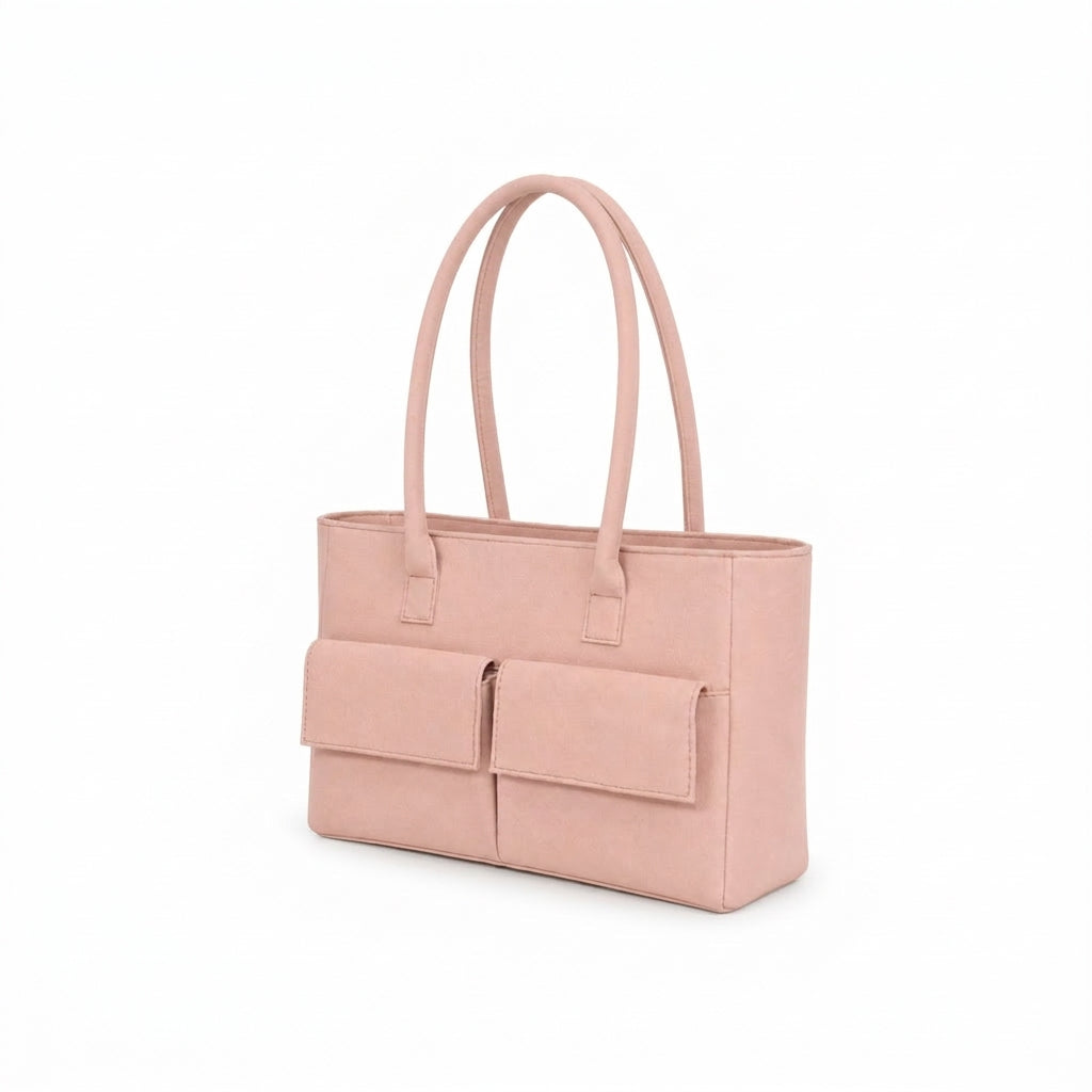 Suede Tote Bag