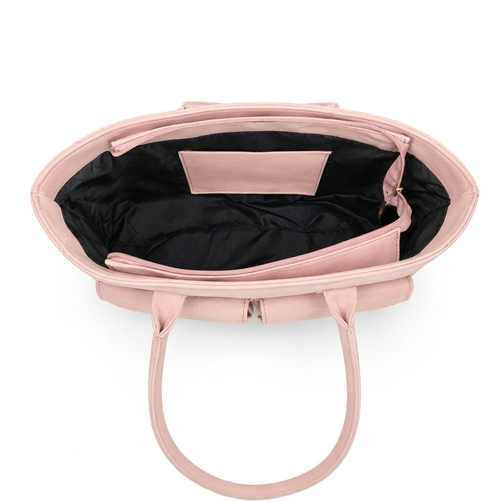 Suede Tote Bag