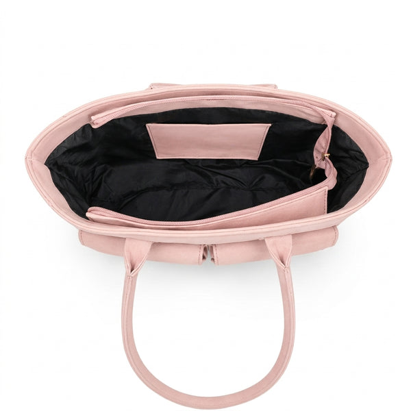Suede Tote Bag