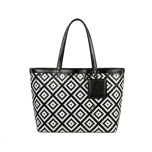 Mosaic Canvas Tote