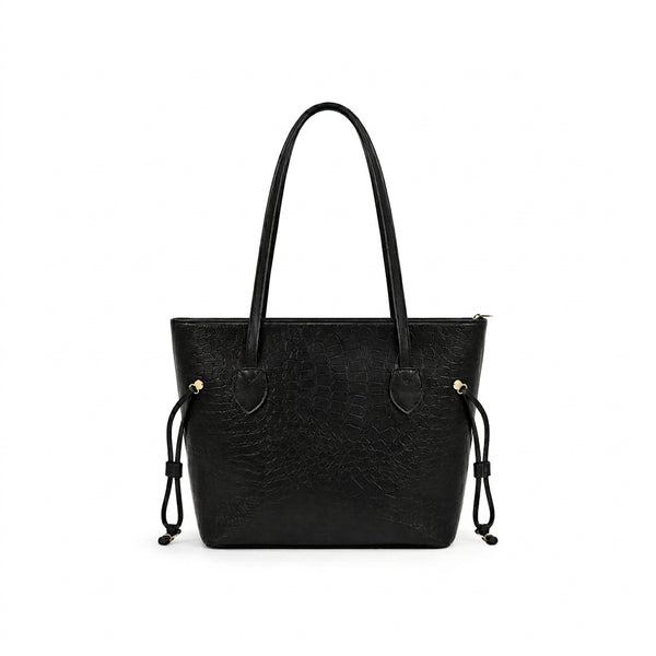 Croc-Embossed Tote Bag