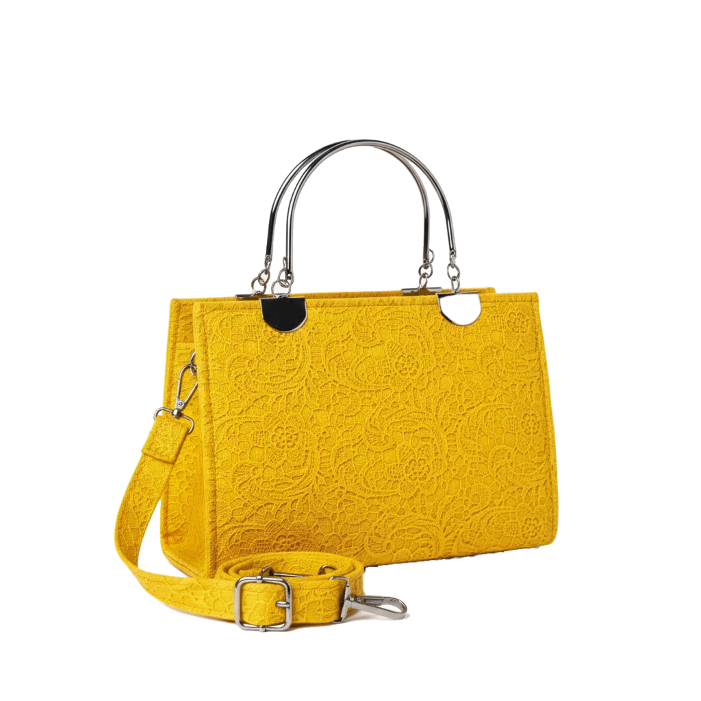 Lace Textured Handbag Secondary image
