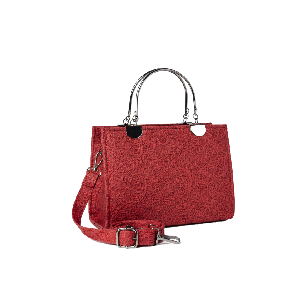Lace Textured Handbag Secondary image