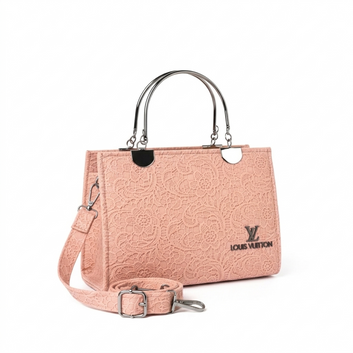 Lace Textured Handbag