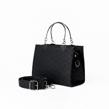 Lace Textured Handbag