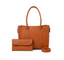 Tan Structured Tote Bag